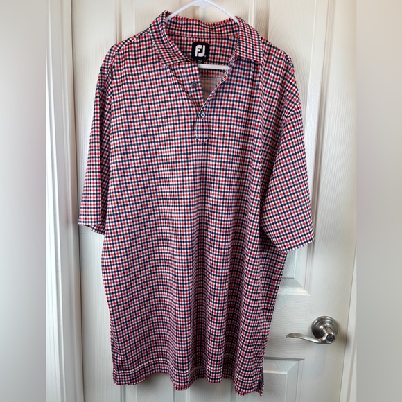 FootJoy Other - FootJoy Men's Stretch checkered  Golf Shirt xl